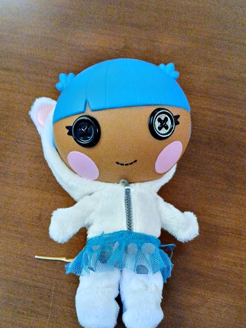 Lalaloopsy Girls Mittens Fluff 'N' Stuff Blue & White Doll 7"